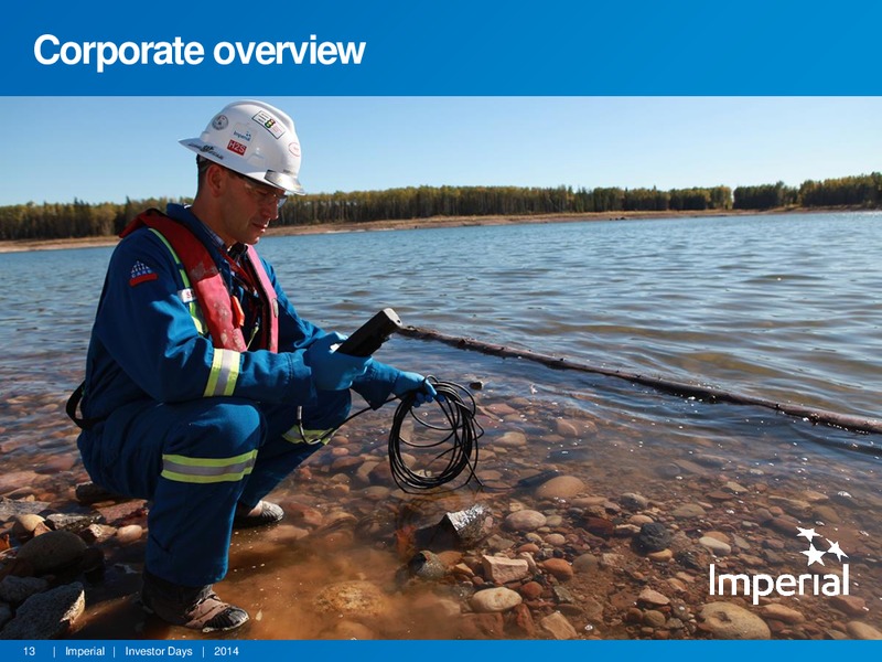 INVESTOR DAYS – Imperial Oil Limited – slide 12