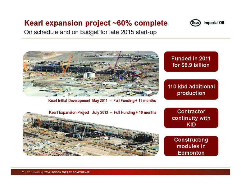 2014 London Energy Conference – Imperial Oil Limited – slide 7