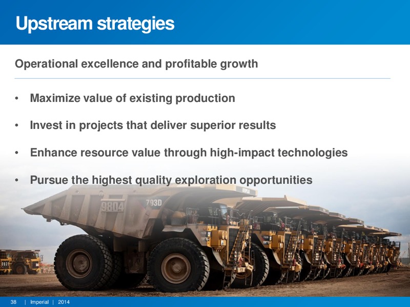 INVESTOR PRESENTATION – Imperial Oil Limited – slide 37