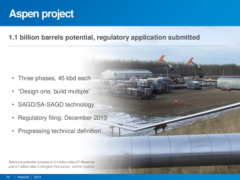 INVESTOR PRESENTATION – Imperial Oil Limited – slide 69