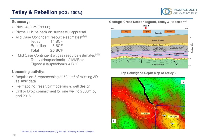 INVESTOR PRESENTATION – Independent Oil and Gas Plc – slide 11