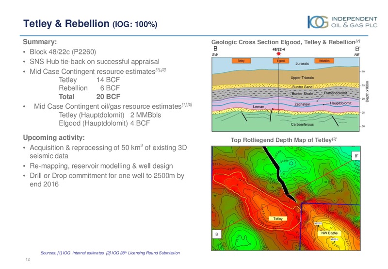 INVESTOR PRESENTATION – Independent Oil and Gas Plc – slide 11