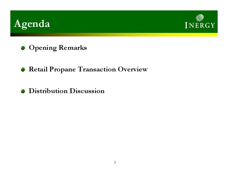 INVESTOR PRESENTATION – Inergy, L.P. – slide 2