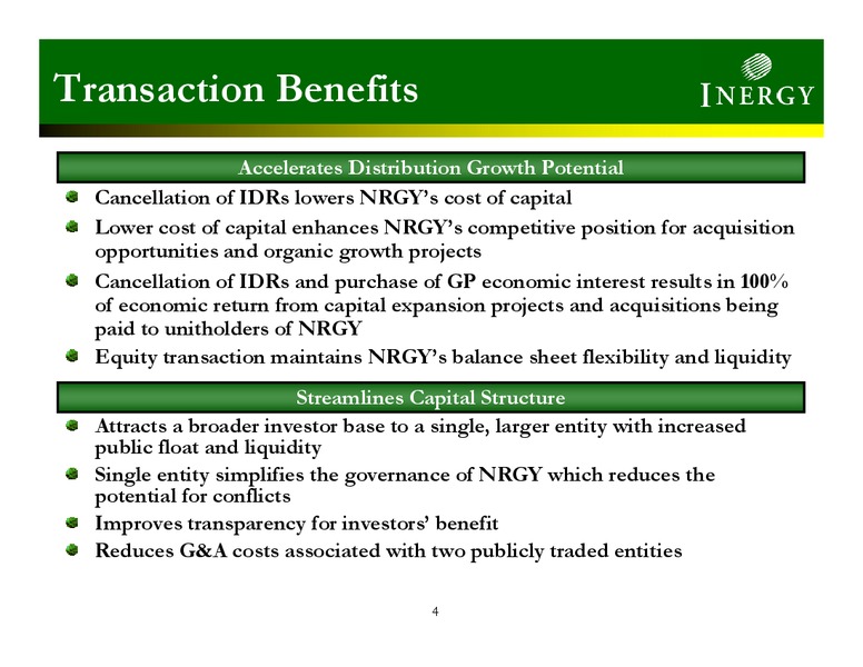 INVESTOR PRESENTATION – Inergy, L.P. – slide 3