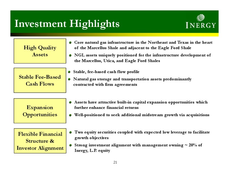 CITIGROUP ONE ON ONE MLP CONFERENCE – Inergy, L.P. – slide 20