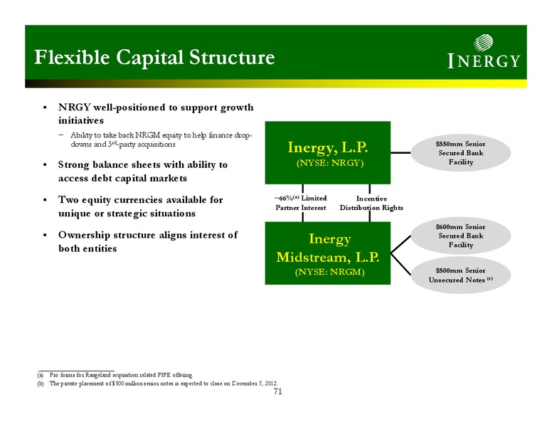 2012 ANALYST CONFERENCE – Inergy, L.P. – slide 70