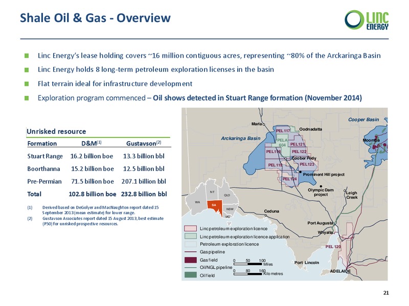 LINC ENERGY ANNUAL GENERAL MEETIN – Ingersoll-Rand Plc – slide 21