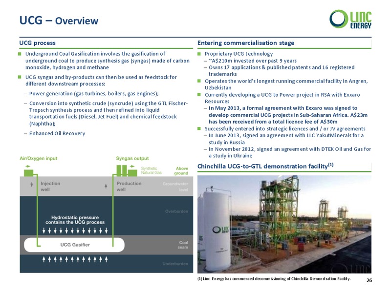LINC ENERGY ANNUAL GENERAL MEETIN – Ingersoll-Rand Plc – slide 26