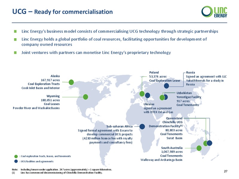 LINC ENERGY ANNUAL GENERAL MEETIN – Ingersoll-Rand Plc – slide 27
