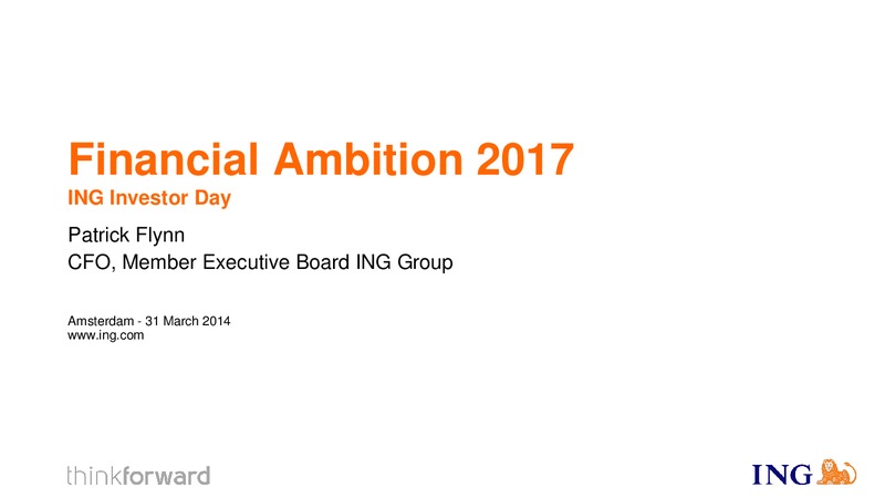 INVESTOR PRESENTATION – Ing Group – slide 1