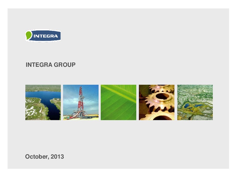 INVESTOR PRESENTATION – Integra Group – slide 1