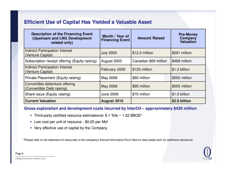IPAA Oil & Gas Investment Symposia – Interoil Corporation – slide 4