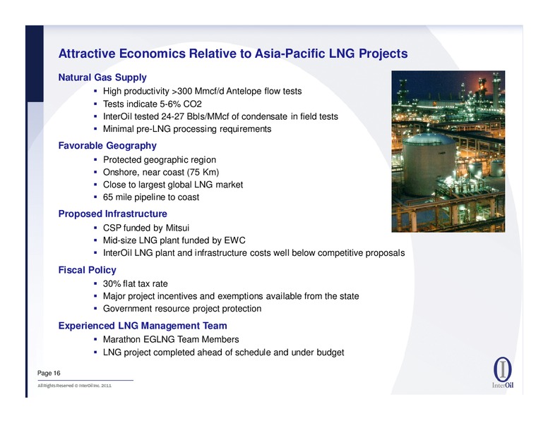 THE OIL & SERVICES CONFERENCE – Interoil Corporation – slide 15