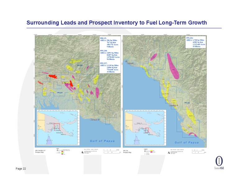 2012 YEAR END RESULTS CONFERENCE CALL – Interoil Corporation – slide 20