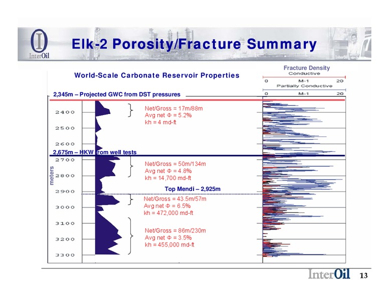 13TH ASIA UPSTREAM 2008 – Interoil Corporation – slide 13