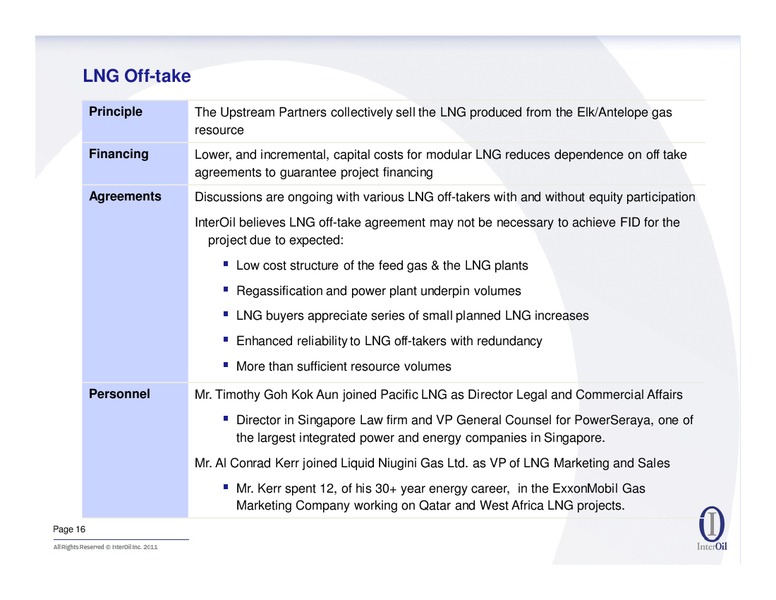 APRIL 2011 IPAA OGIS NEW YORK – Interoil Corporation – slide 15
