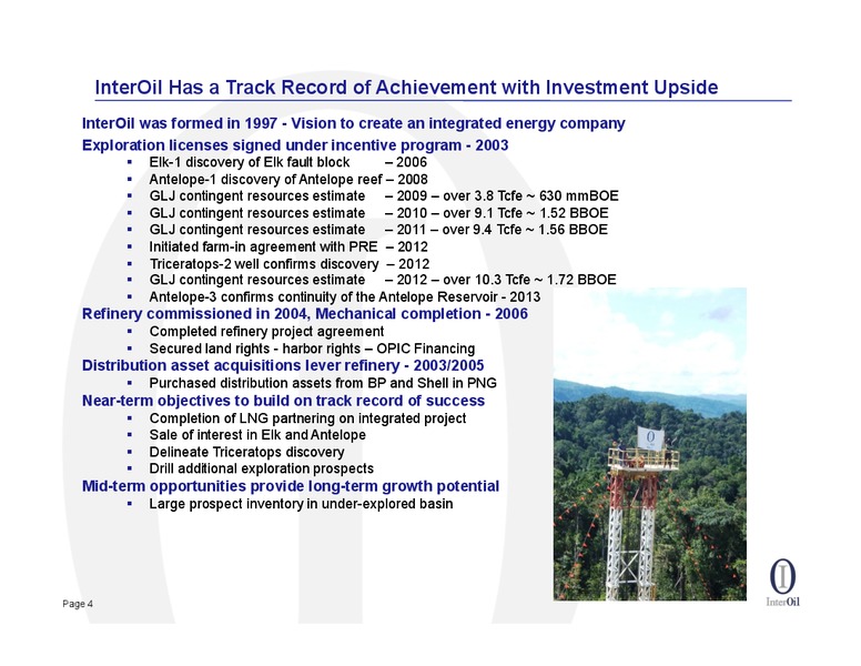 IPAA OGIS – Interoil Corporation – slide 3