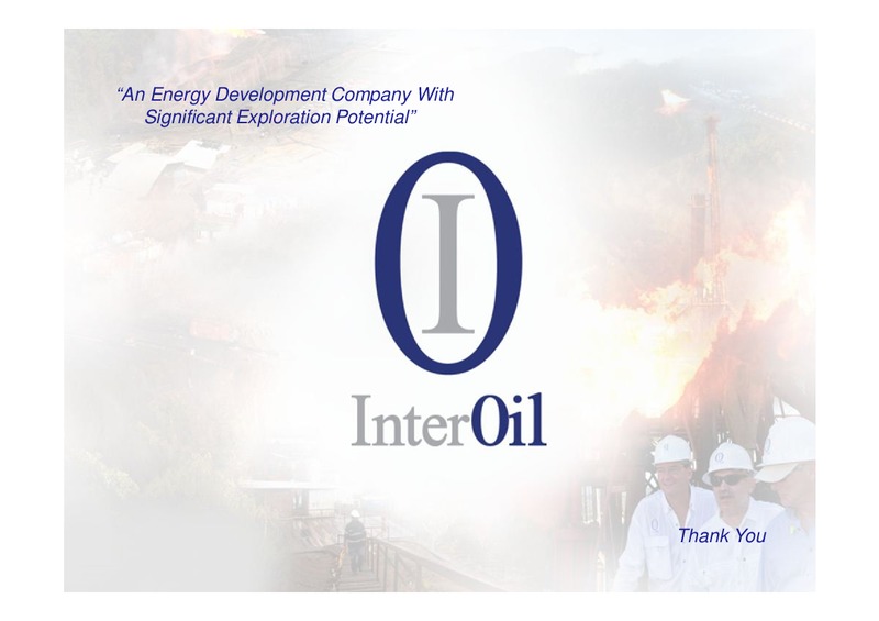 Q1 2012 EARNINGS CALL – Interoil Corporation – slide 27