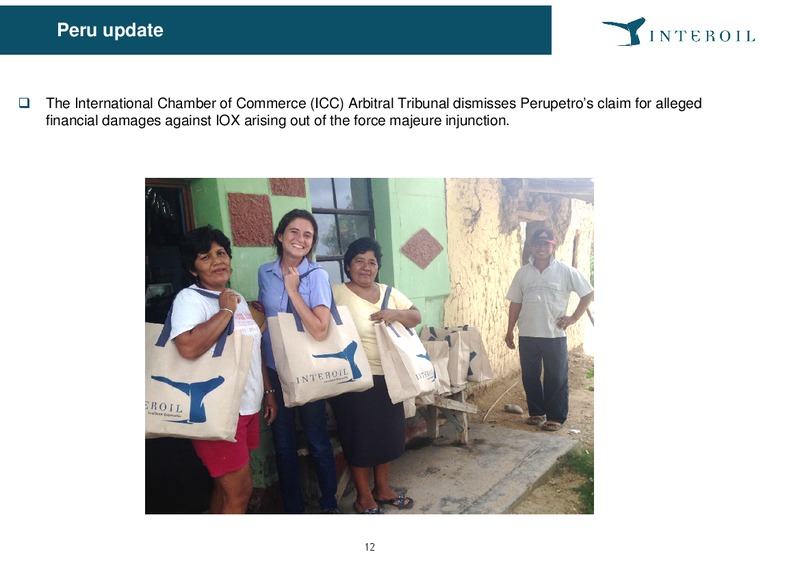 Annual General Meeting – Interoil Corporation – slide 12