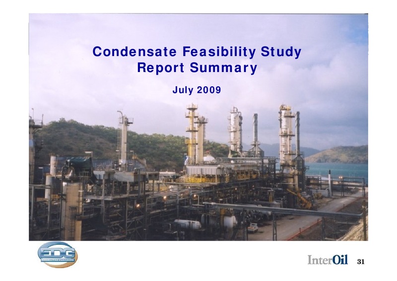ANTELOPE 1 TECHNICAL SUMMARY – Interoil Corporation – slide 30