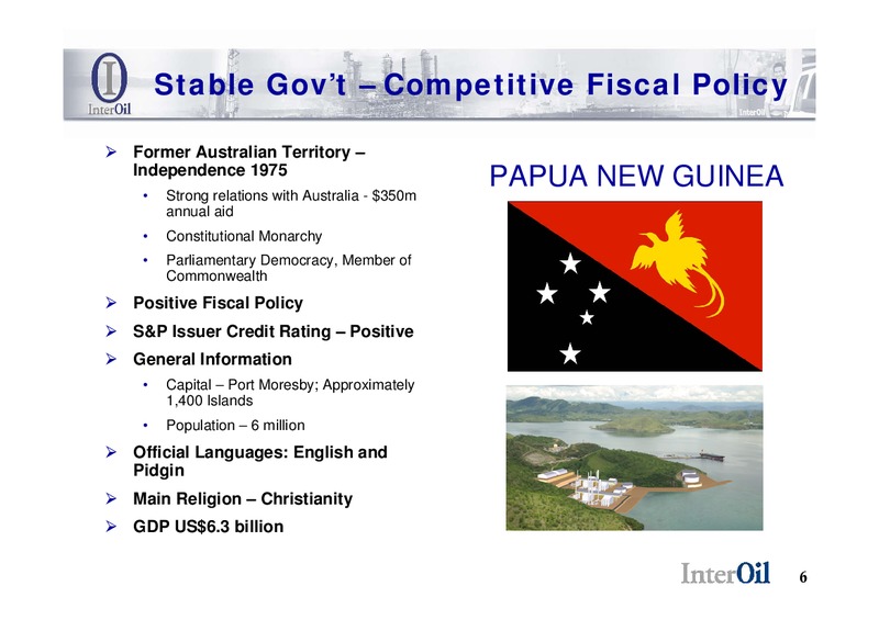INTEROIL ENERCOM PRESENTATION – Interoil Corporation – slide 4