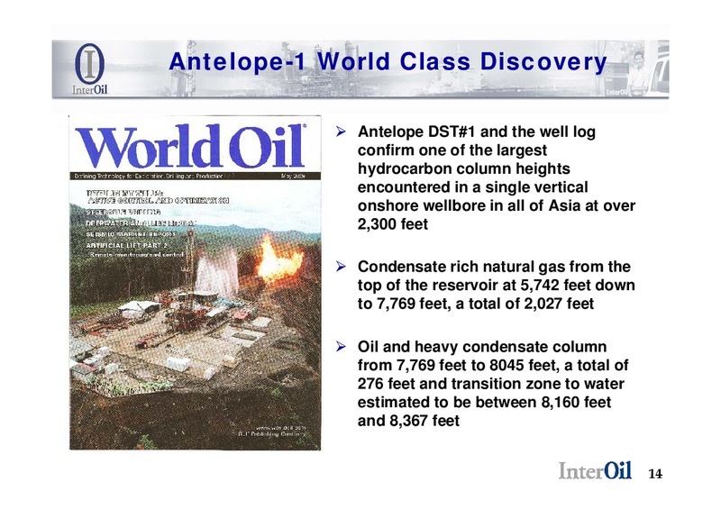 INTEROIL ENERCOM PRESENTATION – Interoil Corporation – slide 12