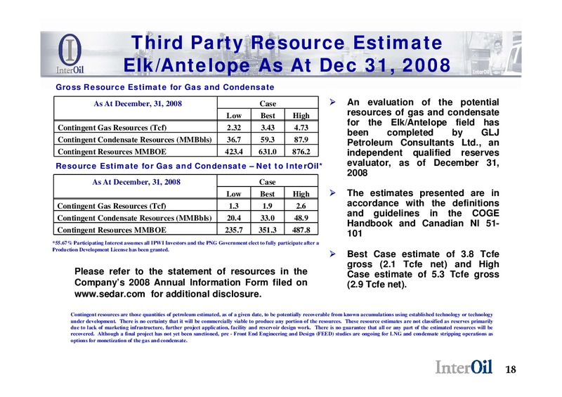 INTEROIL ENERCOM PRESENTATION – Interoil Corporation – slide 16