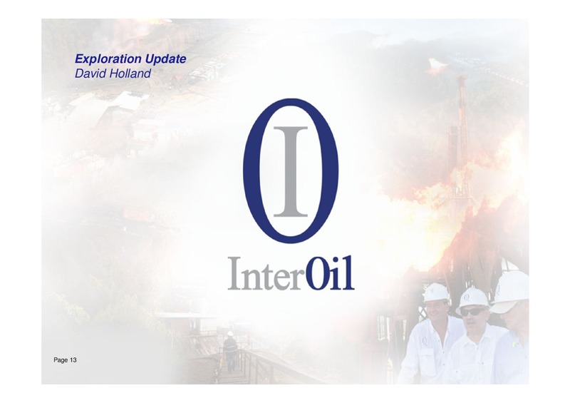 Q2 2012 EARNINGS CALL – Interoil Corporation – slide 12
