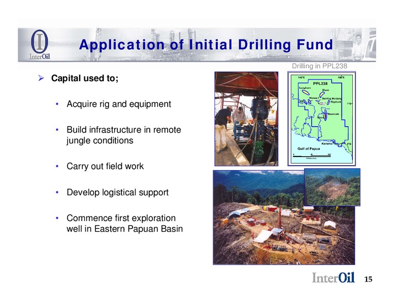 ASIA OIL & GAS CONFERENCE INVESTMENT CONFERENCE – Interoil Corporation – slide 14