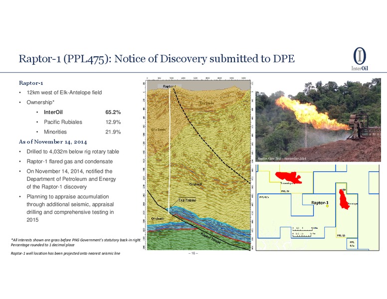 Q3 2014 Update – Interoil Corporation – slide 14