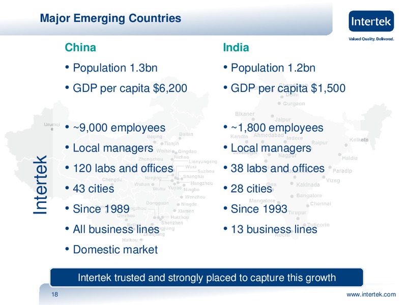 INVESTOR PRESENTATION – Intertek – slide 17