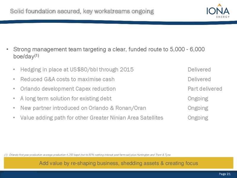 Annual General Meeting – Iona Energy Inc. – slide 19