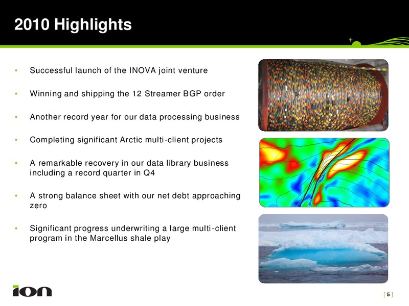 Q4 2010 EARNINGS CALL – Ion Geophysical Corp – slide 4