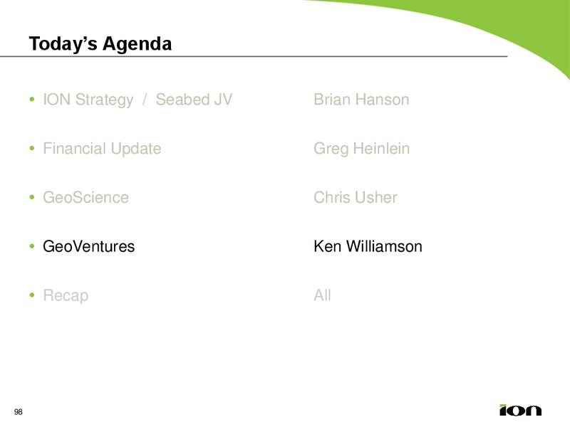 MARCH 2013 ANALYST DAY – Ion Geophysical Corp – slide 97