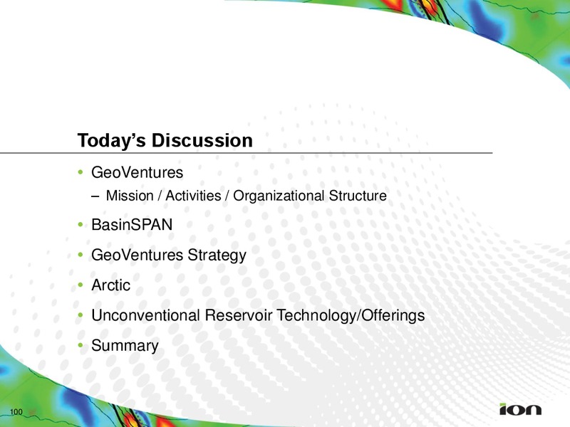 MARCH 2013 ANALYST DAY – Ion Geophysical Corp – slide 99