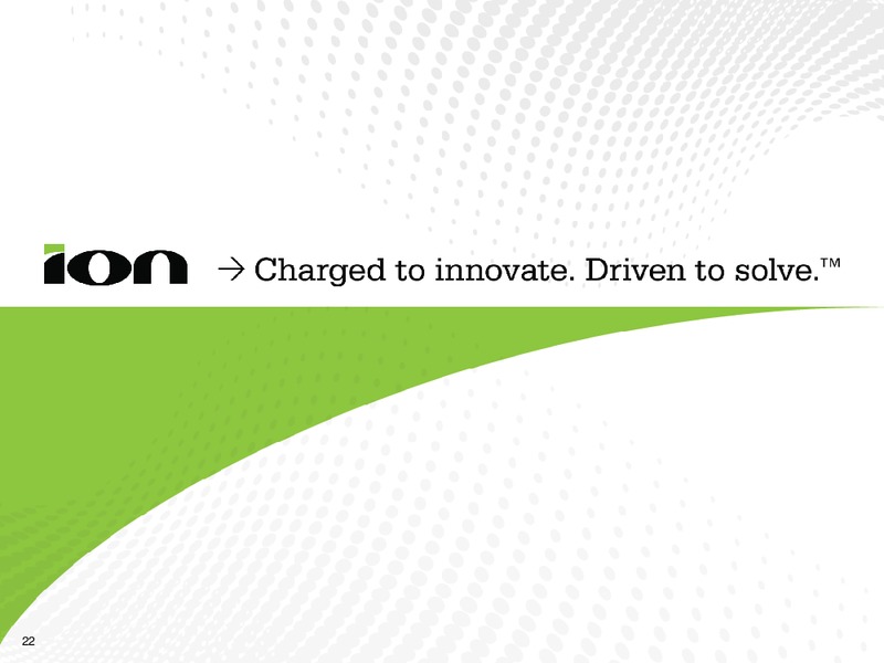 Q2 2013 EARNINGS CALL – Ion Geophysical Corp – slide 21