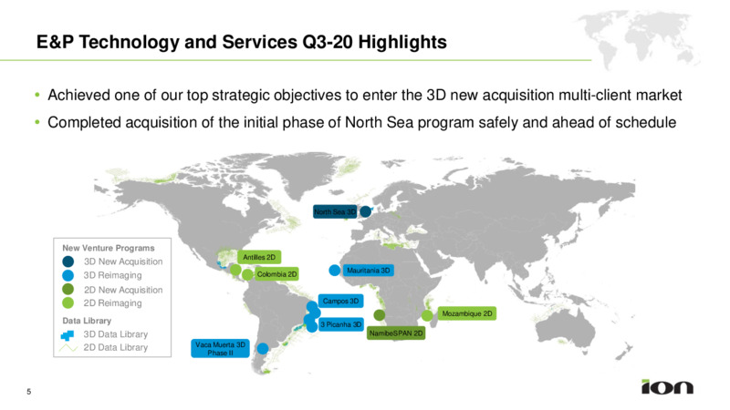 Q3 2020 Earnings Presentation – ION Geophysical Corporation – slide 5