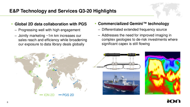 Q3 2020 Earnings Presentation – ION Geophysical Corporation – slide 6
