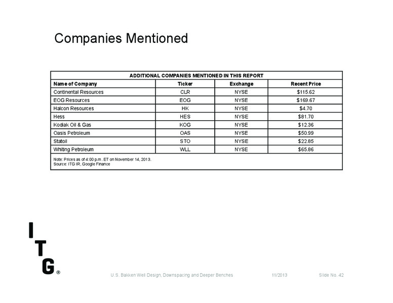 Investor Presentation – Itg – slide 38
