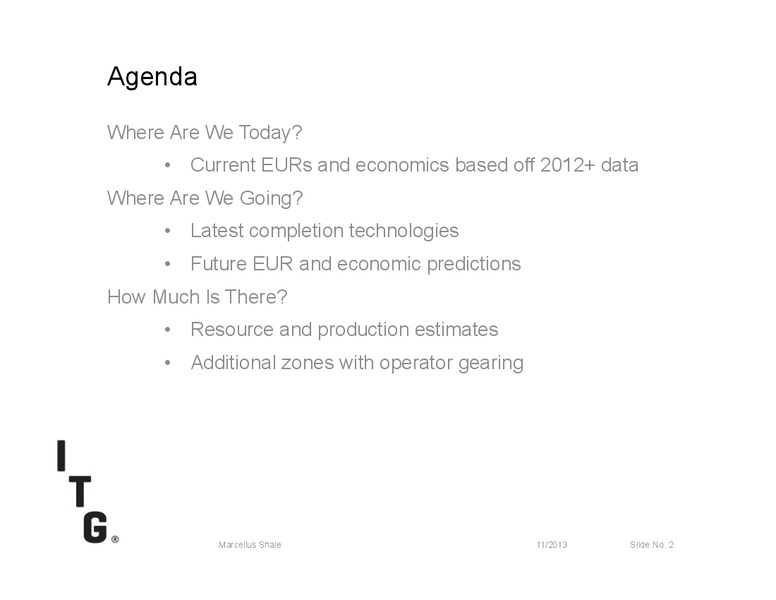 MARCELLUS SHALE – Itg – slide 2