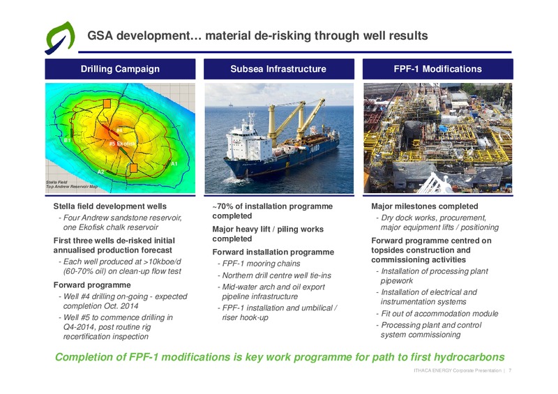 H1- 2014 Results – Ithaca Energy Inc. – slide 6