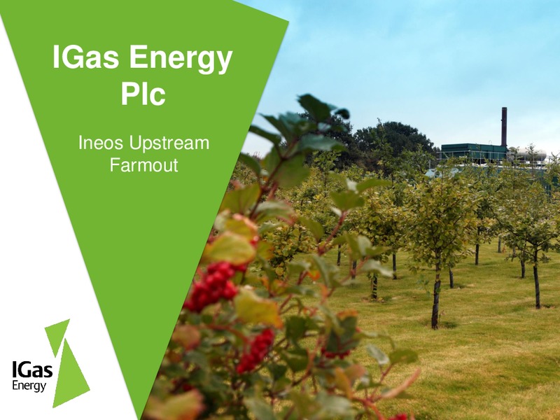 JUNE 2015 CORPORATE PRESENTATION – Igas Energy Plc – slide 1