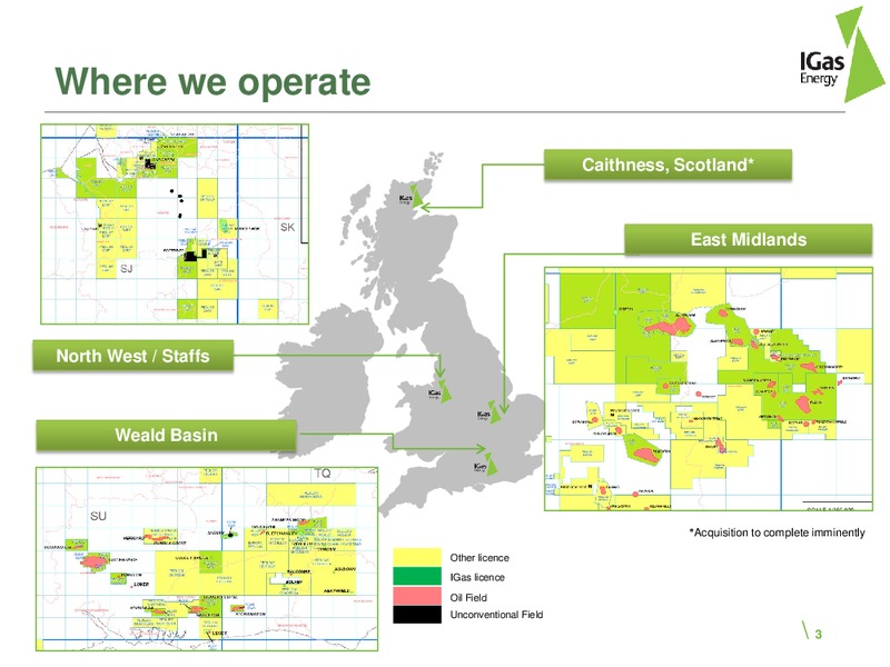 Q2 2013 RESULTS – Igas Energy Plc – slide 3