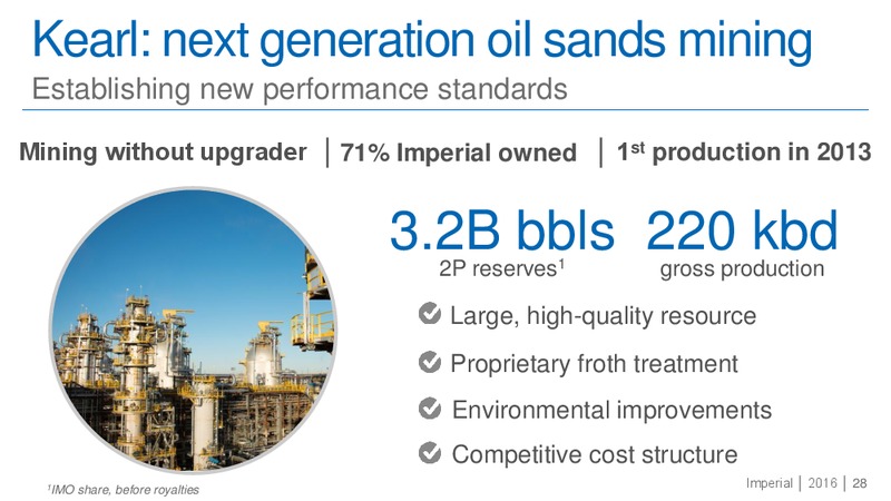Peters & Co Limited Energy Conference – Imperial Oil Limited – slide 27