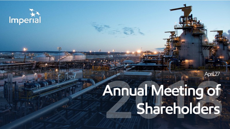 Annual Meeting of Shareholders – Imperial Oil Limited – slide 1