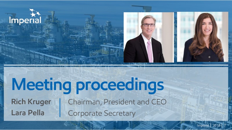 Annual Meeting of Shareholders – Imperial Oil Limited – slide 6