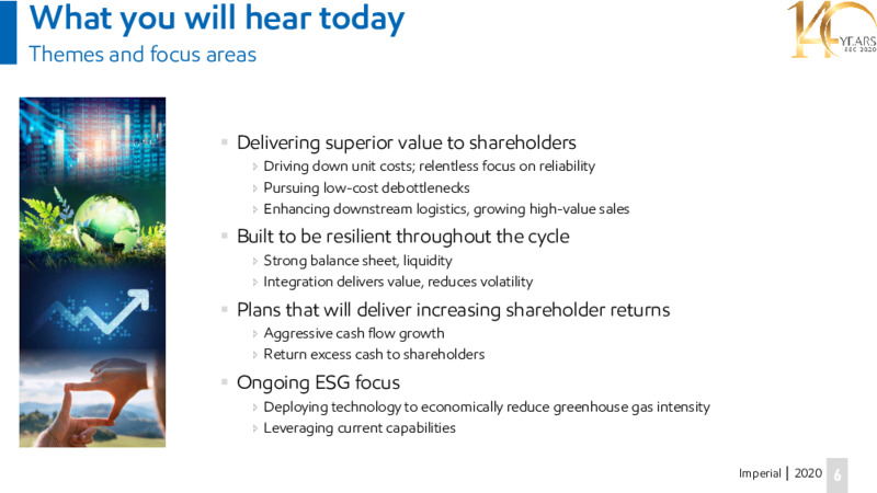 Investor Day Presentation   November 19 2020 – Imperial Oil Limited – slide 6