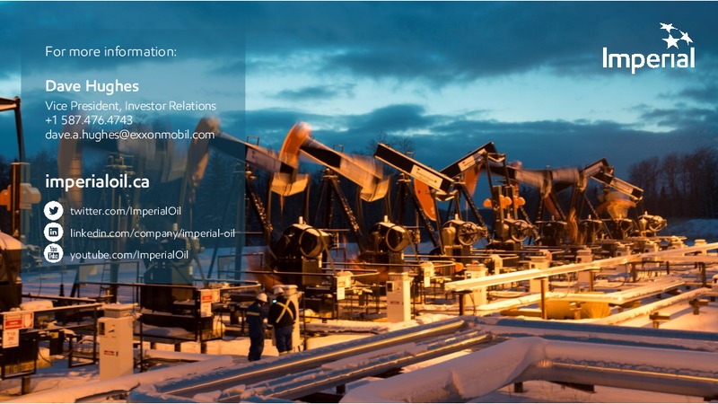 Corporate Overview Fall 2018 – Imperial Oil Limited – slide 44