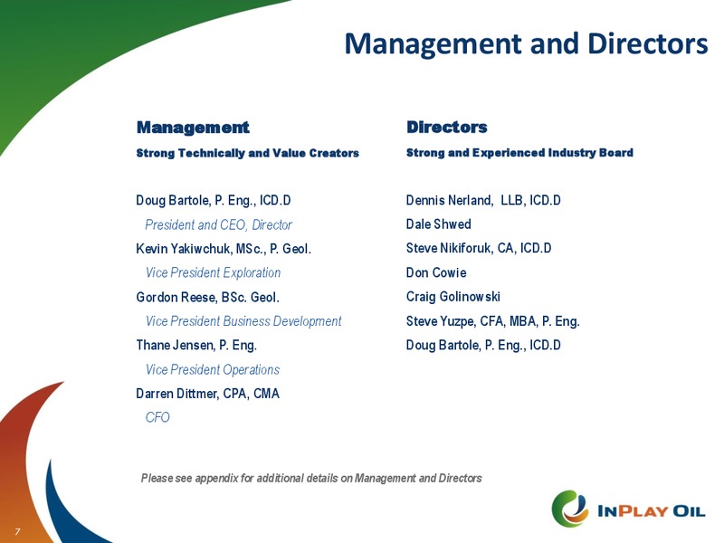 The Enercom Oil and Gas Conference – InPlay Oil Corp. – slide 6