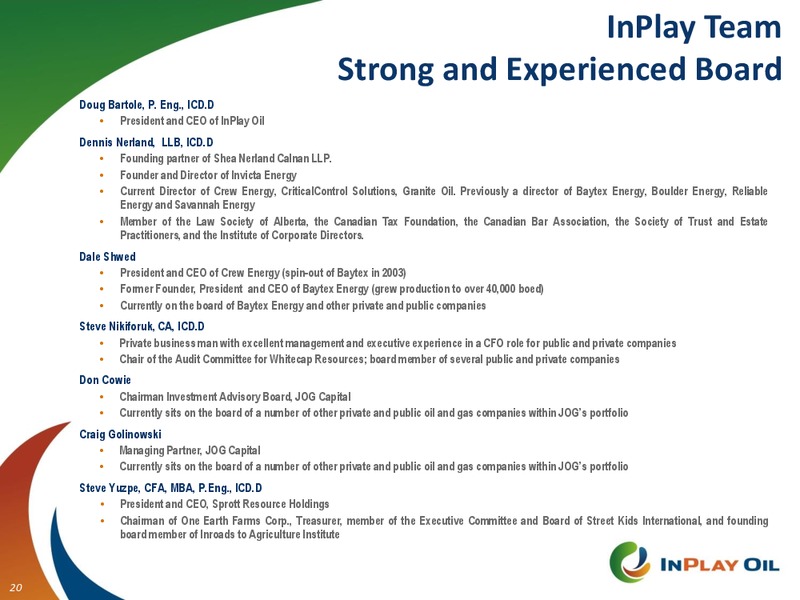 The Enercom Oil and Gas Conference – InPlay Oil Corp. – slide 19